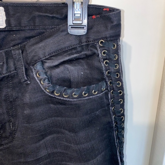 Current/Elliott vintage Black Studded Skinny Jeans - Picture 3 of 10